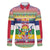 Central African Republic Christmas Family Matching Off The Shoulder Long Sleeve Dress and Hawaiian Shirt Joyeux Noel - Wonder Print Shop