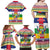 Central African Republic Christmas Family Matching Off Shoulder Maxi Dress and Hawaiian Shirt Joyeux Noel - Wonder Print Shop
