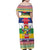Central African Republic Christmas Family Matching Off Shoulder Maxi Dress and Hawaiian Shirt Joyeux Noel - Wonder Print Shop