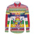 Central African Republic Christmas Family Matching Off Shoulder Short Dress and Hawaiian Shirt Joyeux Noel - Wonder Print Shop