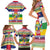 Central African Republic Christmas Family Matching Short Sleeve Bodycon Dress and Hawaiian Shirt Joyeux Noel - Wonder Print Shop