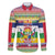 Central African Republic Christmas Family Matching Short Sleeve Bodycon Dress and Hawaiian Shirt Joyeux Noel - Wonder Print Shop