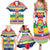 Central African Republic Christmas Family Matching Summer Maxi Dress and Hawaiian Shirt Joyeux Noel - Wonder Print Shop