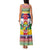 Central African Republic Christmas Family Matching Tank Maxi Dress and Hawaiian Shirt Joyeux Noel - Wonder Print Shop