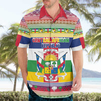 Central African Republic Christmas Hawaiian Shirt Joyeux Noel - Wonder Print Shop
