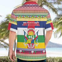 Central African Republic Christmas Hawaiian Shirt Joyeux Noel - Wonder Print Shop