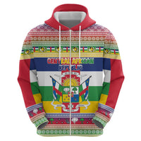 Central African Republic Christmas Hoodie Joyeux Noel - Wonder Print Shop