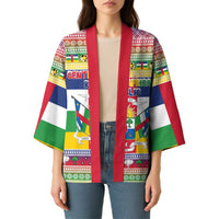 Central African Republic Christmas Kimono Joyeux Noel - Wonder Print Shop