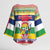 Central African Republic Christmas Kimono Sleeve Blouse Joyeux Noel - Wonder Print Shop