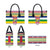 Central African Republic Christmas Leather Bag Joyeux Noel - Wonder Print Shop