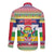 Central African Republic Christmas Long Sleeve Button Shirt Joyeux Noel - Wonder Print Shop