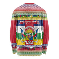 Central African Republic Christmas Long Sleeve Shirt Joyeux Noel - Wonder Print Shop