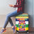 Central African Republic Christmas Luggage Cover Joyeux Noel - Wonder Print Shop