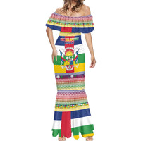 Central African Republic Christmas Mermaid Dress Joyeux Noel - Wonder Print Shop