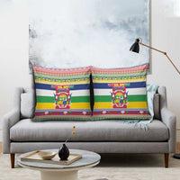 Central African Republic Christmas Pillow Cover Joyeux Noel - Wonder Print Shop