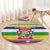 Central African Republic Christmas Round Carpet Joyeux Noel - Wonder Print Shop