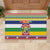 Central African Republic Christmas Rubber Doormat Joyeux Noel - Wonder Print Shop