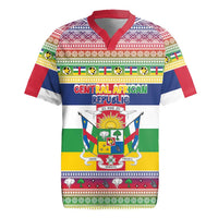 Central African Republic Christmas Rugby Jersey Joyeux Noel - Wonder Print Shop