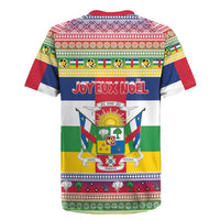 Central African Republic Christmas Rugby Jersey Joyeux Noel - Wonder Print Shop
