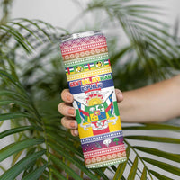 Central African Republic Christmas Skinny Tumbler Joyeux Noel - Wonder Print Shop