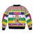 Central African Republic Christmas Sleeve Zip Bomber Jacket Joyeux Noel - Wonder Print Shop