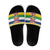 Central African Republic Christmas Slide Sandals Joyeux Noel - Wonder Print Shop