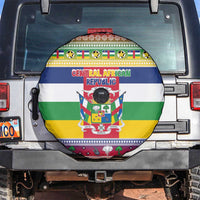 Central African Republic Christmas Spare Tire Cover Joyeux Noel - Wonder Print Shop