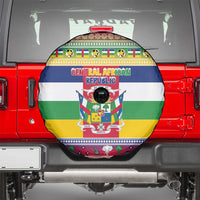 Central African Republic Christmas Spare Tire Cover Joyeux Noel - Wonder Print Shop