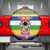 Central African Republic Christmas Spare Tire Cover Joyeux Noel - Wonder Print Shop