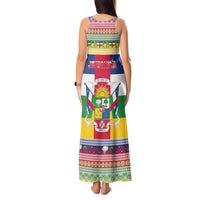 Central African Republic Christmas Tank Maxi Dress Joyeux Noel - Wonder Print Shop