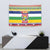 Central African Republic Christmas Tapestry Joyeux Noel - Wonder Print Shop