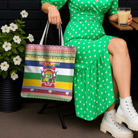 Central African Republic Christmas Tote Bag Joyeux Noel - Wonder Print Shop
