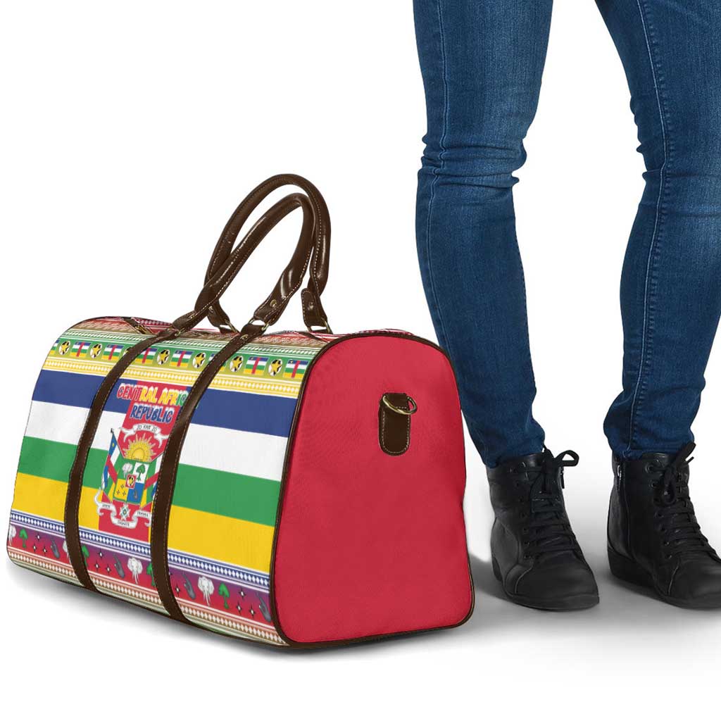 Central African Republic Christmas Travel Bag Joyeux Noel - Wonder Print Shop
