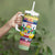 Central African Republic Christmas Tumbler With Handle Joyeux Noel - Wonder Print Shop