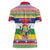 Central African Republic Christmas Women Polo Shirt Joyeux Noel - Wonder Print Shop
