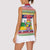 Central African Republic Christmas Women Sleeveless Polo Shirt Joyeux Noel - Wonder Print Shop