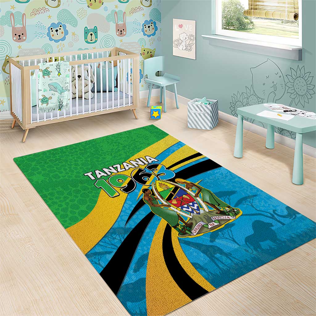 Tanzania 1963 Area Rug Happy Independence Day - Wonder Print Shop