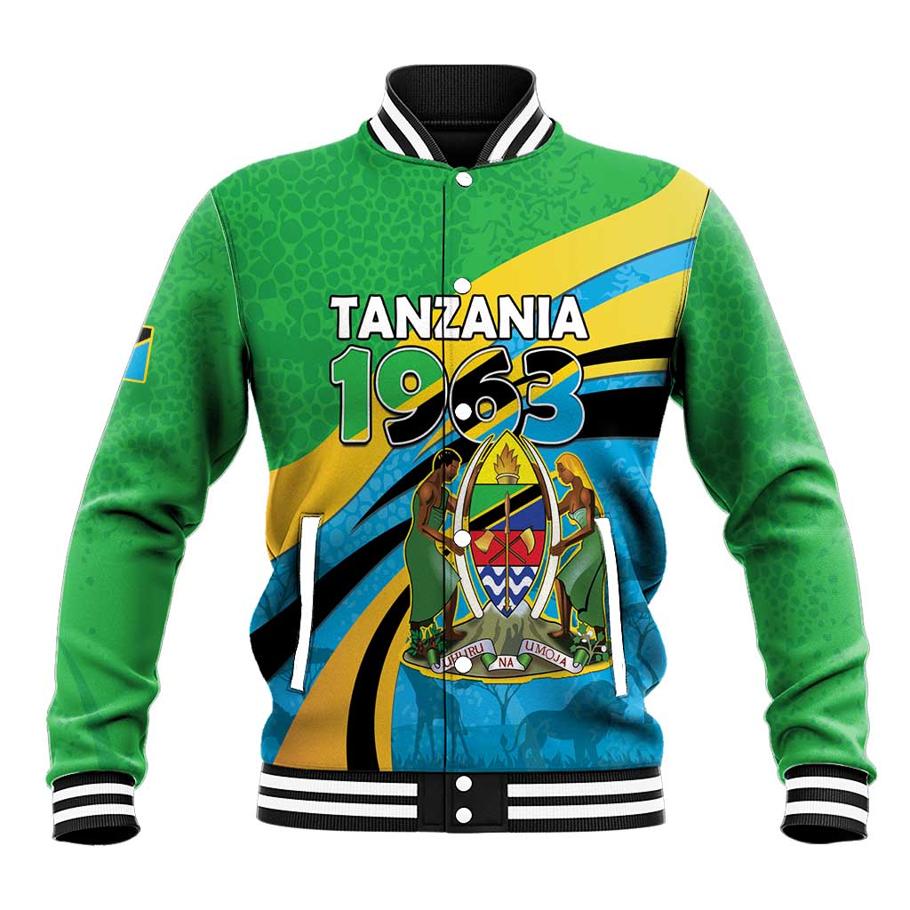 Personalized Tanzania 1963 Baseball Jacket Happy Independence Day - Wonder Print Shop