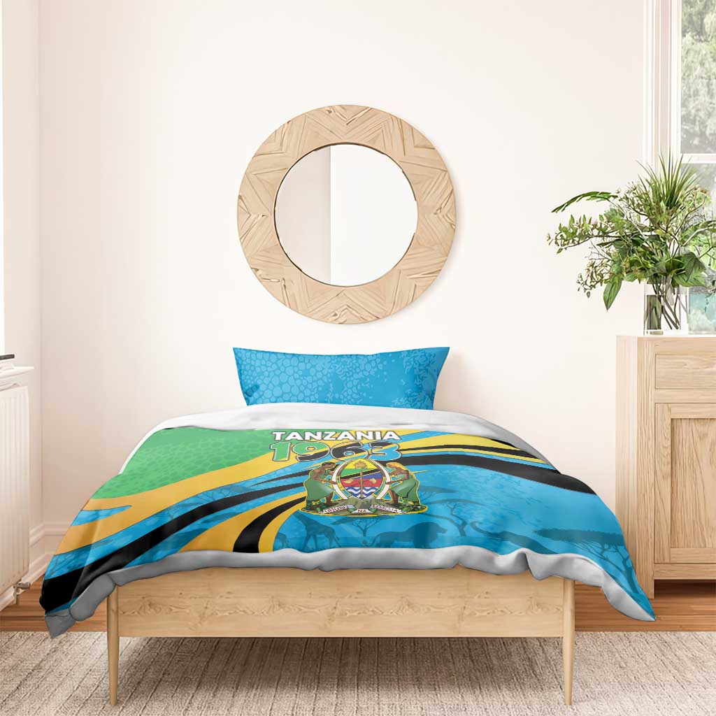 Tanzania 1963 Bedding Set Happy Independence Day - Wonder Print Shop