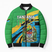 Personalized Tanzania 1963 Bomber Puffer Jacket Happy Independence Day - Wonder Print Shop