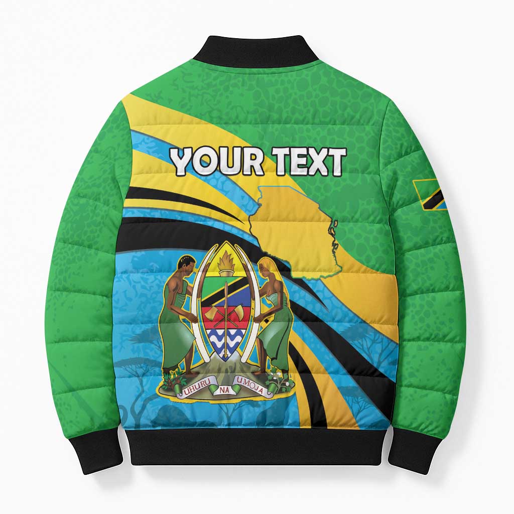 Personalized Tanzania 1963 Bomber Puffer Jacket Happy Independence Day - Wonder Print Shop