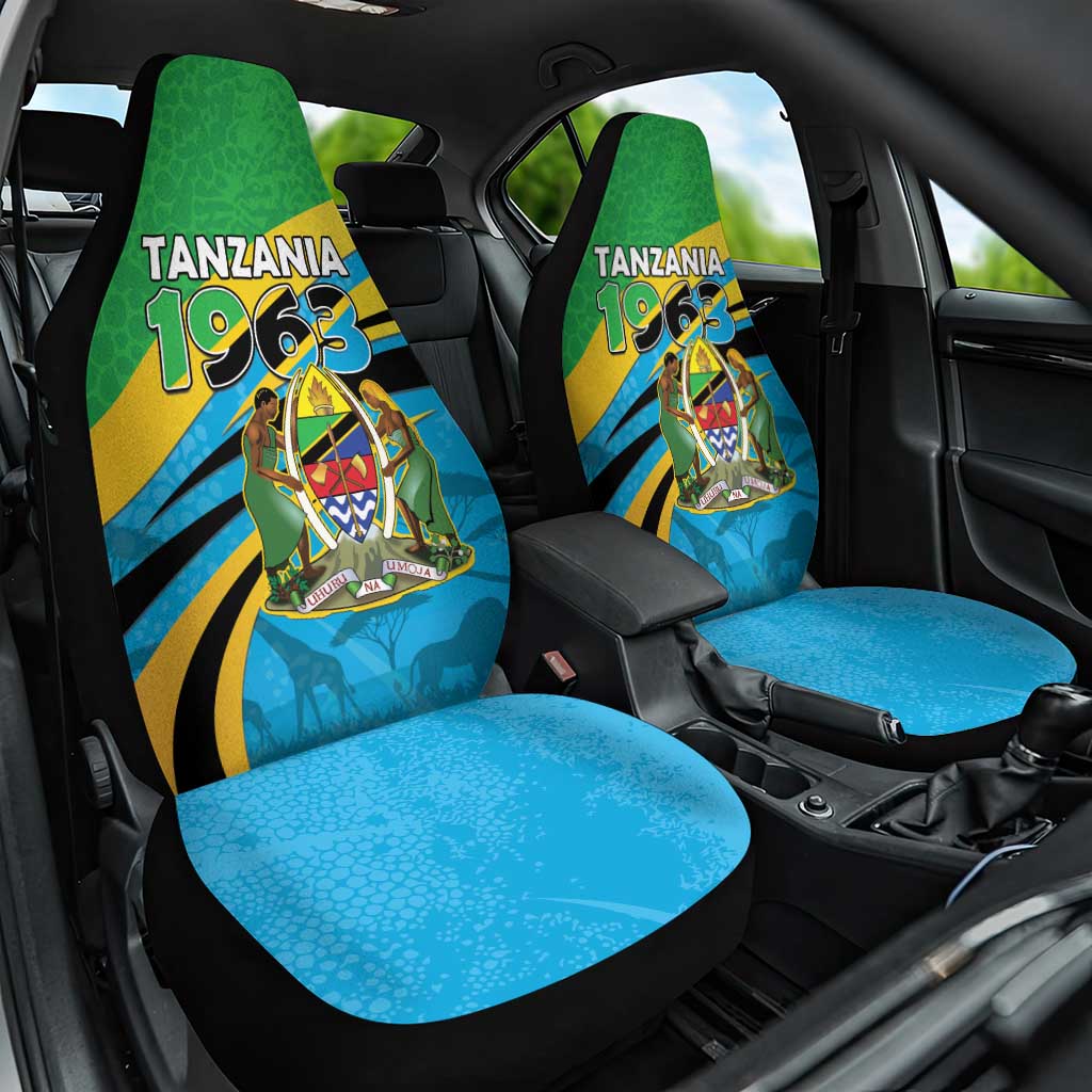 Tanzania 1963 Car Seat Cover Happy Independence Day - Wonder Print Shop