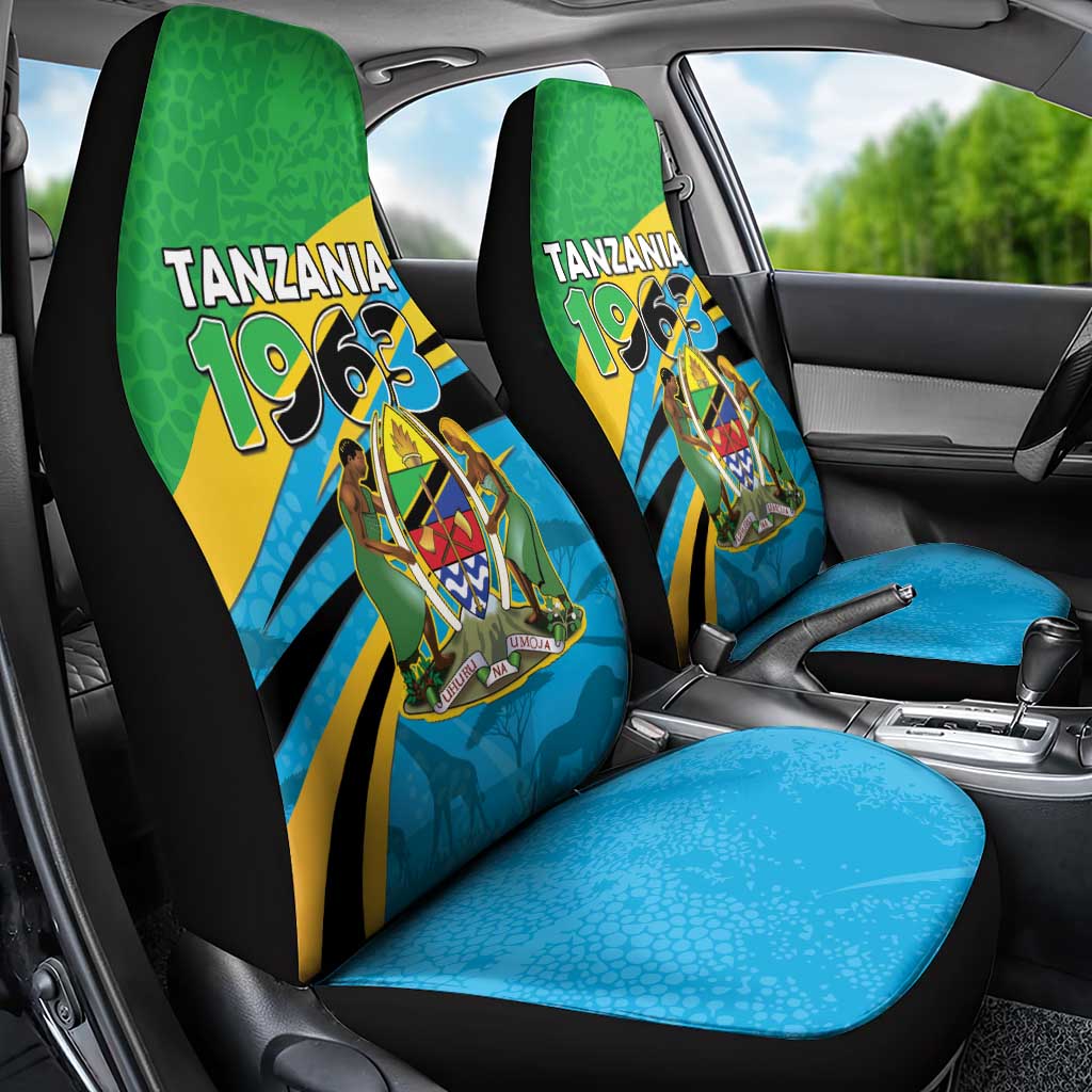 Tanzania 1963 Car Seat Cover Happy Independence Day - Wonder Print Shop