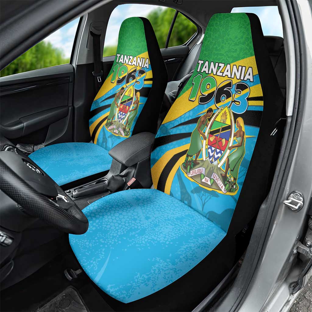 Tanzania 1963 Car Seat Cover Happy Independence Day - Wonder Print Shop
