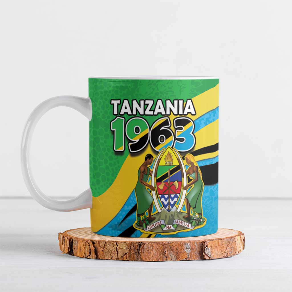 Personalized Tanzania 1963 Ceramic Mug Happy Independence Day - Wonder Print Shop