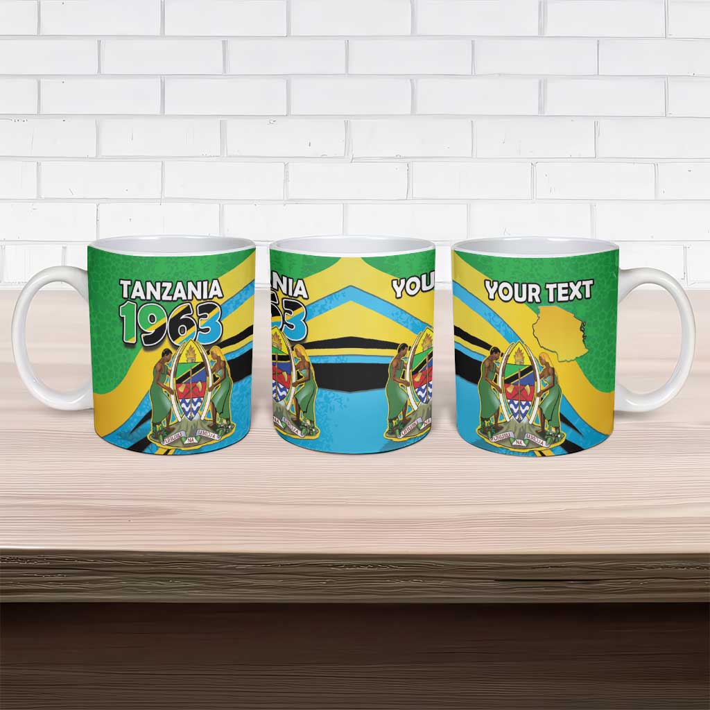 Personalized Tanzania 1963 Ceramic Mug Happy Independence Day - Wonder Print Shop