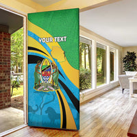 Personalized Tanzania 1963 Door Cover Happy Independence Day - Wonder Print Shop