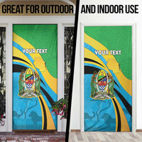 Personalized Tanzania 1963 Door Cover Happy Independence Day - Wonder Print Shop