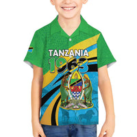 Personalized Tanzania 1963 Family Matching Long Sleeve Bodycon Dress and Hawaiian Shirt Happy Independence Day - Wonder Print Shop