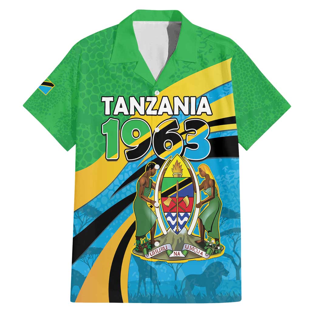 Personalized Tanzania 1963 Family Matching Mermaid Dress and Hawaiian Shirt Happy Independence Day - Wonder Print Shop